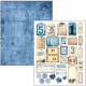 Ciao Bella Urban Blue Denim A4 Maxi Mixed Media Book