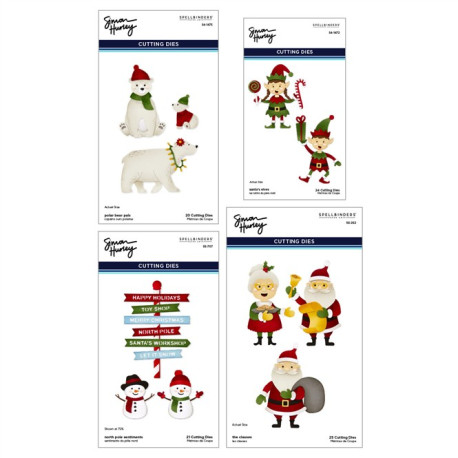 Spellbinders North Pole Friends Die Bundle by Simon Hurley