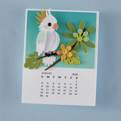 Spellbinders DIY 2026 Calendar BetterPress Plate