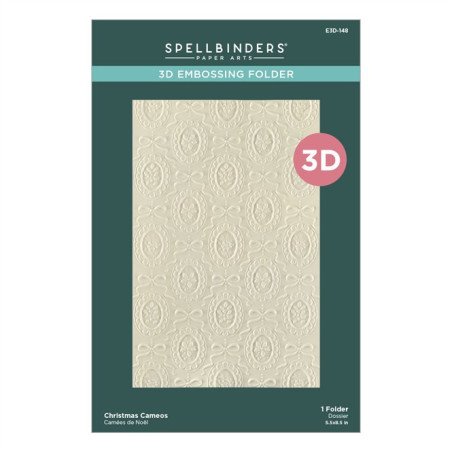 Spellbinders Christmas Cameos 3D Embossing Folder