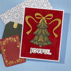 Spellbinders Christmas Cameos 3D Embossing Folder