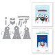 Spellbinders The Snow Notes Etched Dies
