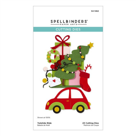 Spellbinders Yuletide Ride Etched Dies