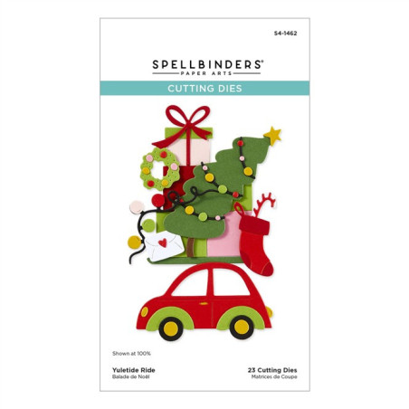 Spellbinders Yuletide Ride Etched Dies