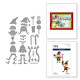Spellbinders Santa's Elves Etched Dies