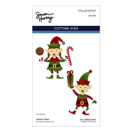 Spellbinders Santa's Elves Etched Dies