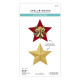 Spellbinders Barn Star Wreath Etched Dies