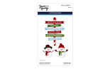 Spellbinders North Pole Sentiments Etched Dies