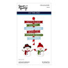 Spellbinders North Pole Sentiments Etched Dies