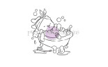 Purple Onion Designs Chilliezgraphy by Pei - Bubble Bath Time