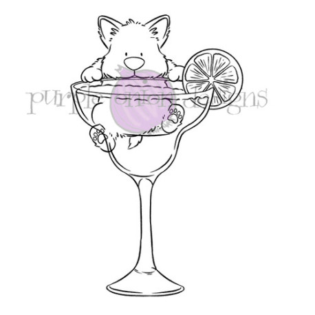 Purple Onion Designs Chilliezgraphy by Pei - Mr. Corgi's Margarita