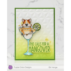 Purple Onion Designs Chilliezgraphy by Pei - Mr. Corgi's Margarita