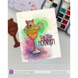 Purple Onion Designs Chilliezgraphy by Pei - Mr. Corgi's Margarita