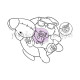 Purple Onion Designs Chilliezgraphy by Pei - Tofu's Flamingo Floatie