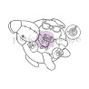 Purple Onion Designs Chilliezgraphy by Pei - Tofu's Flamingo Floatie