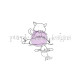 Purple Onion Designs Holly Mabutas - Allie Kitty on Rock