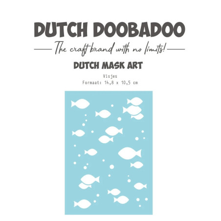Dutch Doobadoo Sea World Mask Art A6 Fish