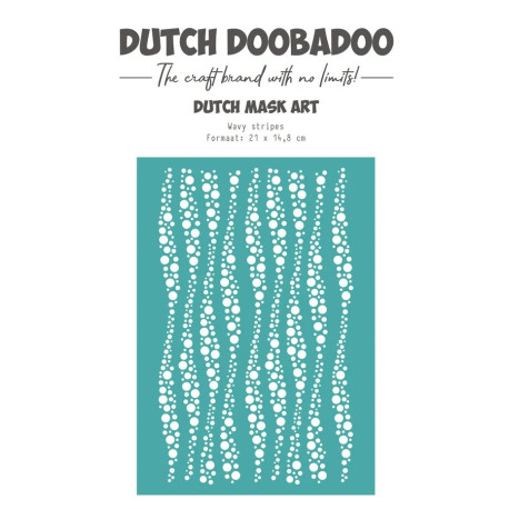 Dutch Doobadoo Dutch Mask Art A5 Wavy Stripes