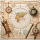 Craft o' Clock Summer Adventures Paper COLLECTION and BASIC designs Set 20x20cm 24fg
