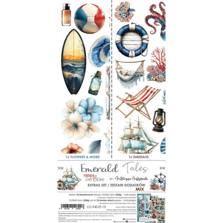 Craft o' Clock Emerald Tales Extras to Cut MIX 15,75x30,5cm
