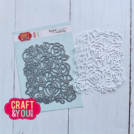 Craft&You Flower Background Dies