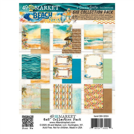 49 and Market Beach Vibes Collection Pack 15x20cm