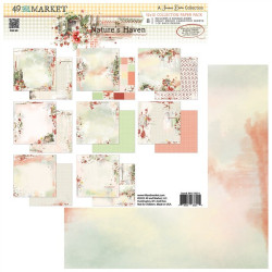 49 and Market Nature's Haven Collection Pack 30x30cm