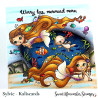 Sweet November Stamps Background Builder: The Deep