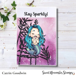 Sweet November Stamps Background Builder: Kelp Bed