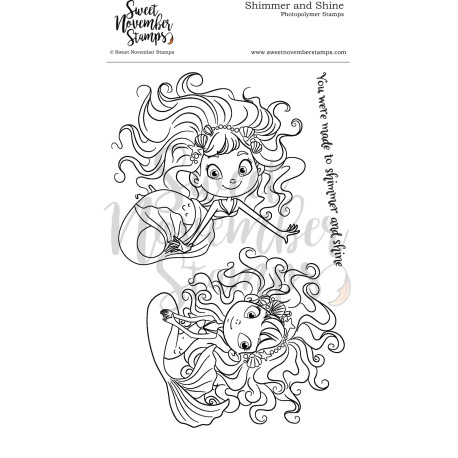 Sweet November Stamps Shimmer and Shine