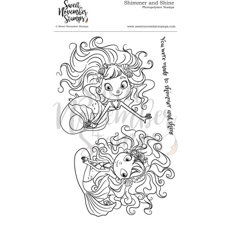 Sweet November Stamps Shimmer and Shine