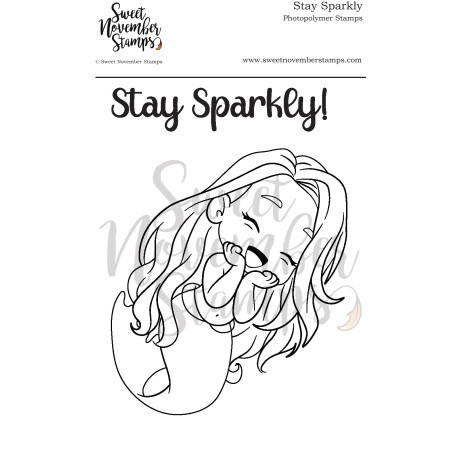 Sweet November Stamps Stay Sparkly