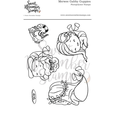 Sweet November Stamps Merwee Gabby Guppies