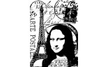 Stamper Anonymous Paris Tim Holtz Components Cling Mount Collage Stamp
