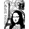 Stamper Anonymous Paris Tim Holtz Components Cling Mount Collage Stamp