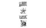 Stamper Anonymous Americana Mini Tim Holtz Blueprints Strip Stamps
