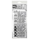 Stampers Anonymous Mixed Media 62 Tim Holtz Clear Stamp and Stencil