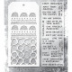 Stampers Anonymous Mixed Media 62 Tim Holtz Clear Stamp and Stencil