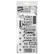 Stampers Anonymous Mixed Media 141 Tim Holtz Clear Stamp and Stencil