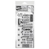 Stampers Anonymous Mixed Media 41 Tim Holtz Clear Stamp and Stencil