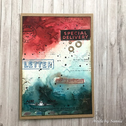 Stampers Anonymous Mixed Media 141 Tim Holtz Clear Stamp and Stencil