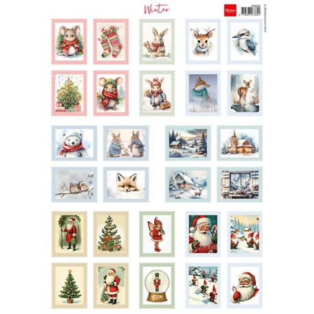 Marianne Design A4 Sheet Stamps Winter