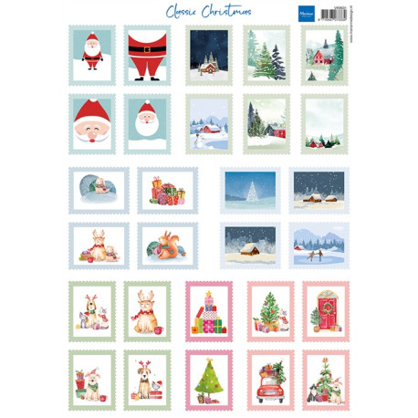 Marianne Design A4 Sheet Stamps Classic Christmas