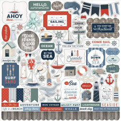 Carta Bella Seashore Paper Pad 30x30cm