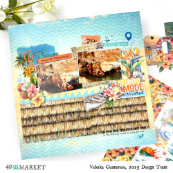 49 and Market Beach Vibes Collection Pack 30x30cm