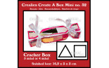 Crealies Create A Box Mini Dies Crackerbox (3 & 4 sides)
