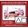 Crealies Create A Box MINI Dies Crackerbox (3 & 4 sides)