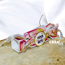 Crealies Create A Box Mini Dies Crackerbox (3 & 4 sides)