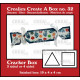 Crealies Create A Box MEDIUM Dies Crackerbox (3 & 4 sides)