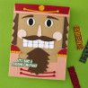 HERO ARTS Crackin' Christmas Big Mouth Nutcracker BUNDLE